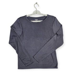 TomboyX | Long Sleeve Shirt | Unisex | Medium | Gray | Modal Spandex Base Layer